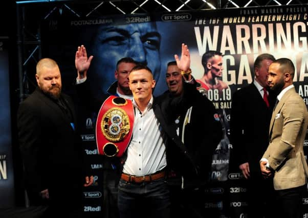 Josh Warrington v Kid Galahad.    Picture by Simon Hulme