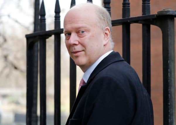 Transport Secretary Chris Grayling.