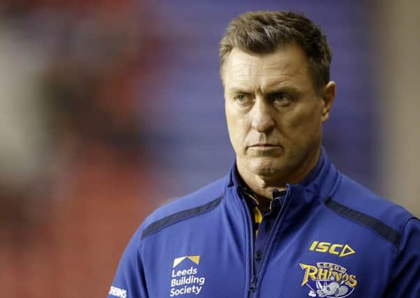 Leeds Rhinos' head coach Dave Furner (Picture: Martin Rickett/PA Wire).