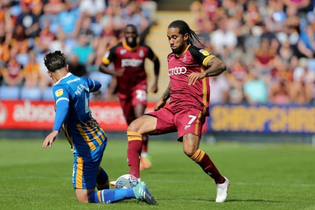 Bradford City's Sean Scannell.