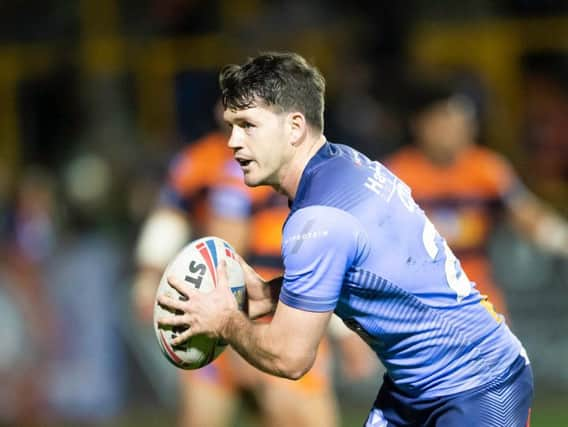 St Helens' Lachlan Coote takes on Castelford Tigers (SWPix)