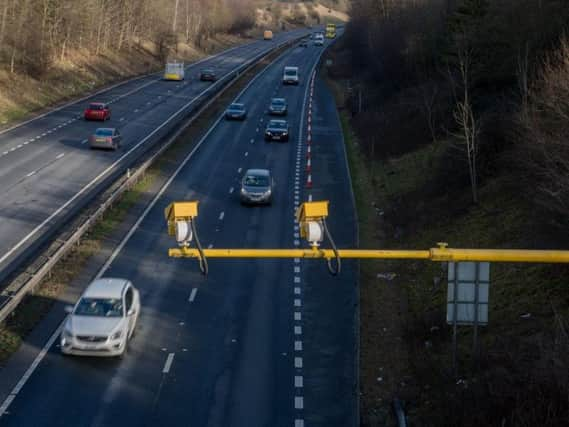 Average speed cameras on the M621