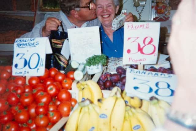 Joan Ward and husband, Fred Ward. Photo credit: SWNS