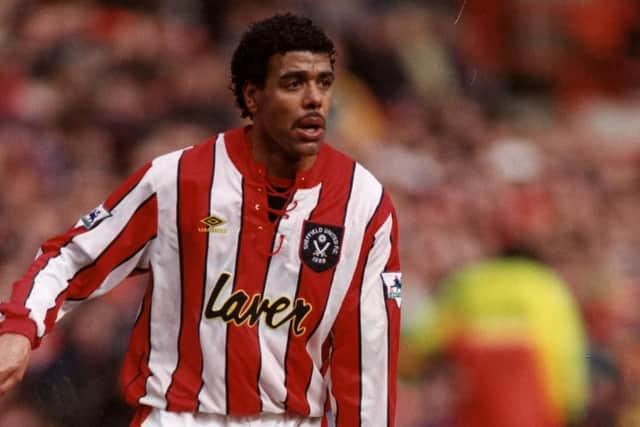 Chris Kamara during his time at Sheffield United