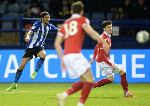 On target: George Boyd scores against Nottingham Forest.