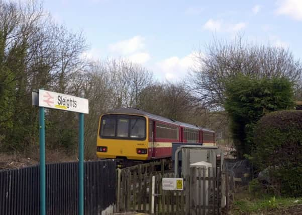 An archive photo of a train on the Esk Valley line.