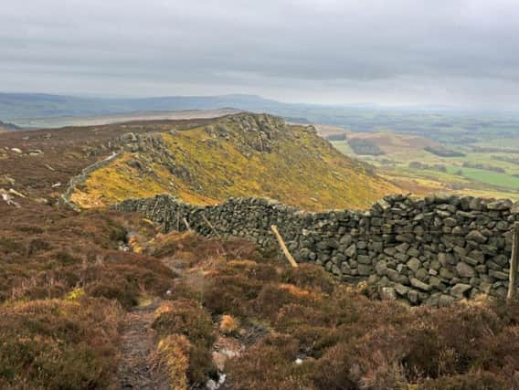 Looking towards Rylstone Cross on Barden Moor.