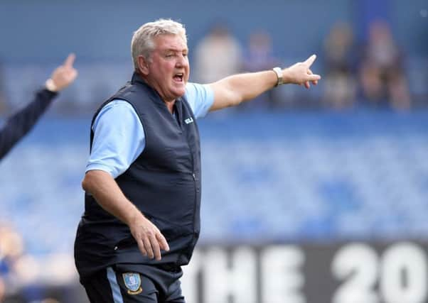 Owls Manager Steve Bruce......Pic Steve Ellis