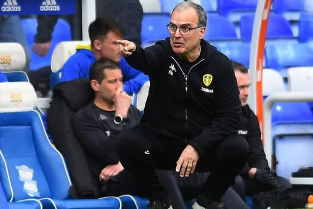 Leeds United: Head coach Marcelo Bielsa.