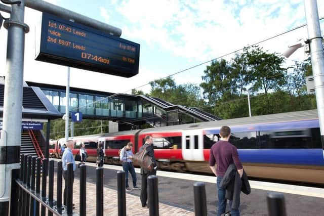 The new station at Kirkstall Forge.