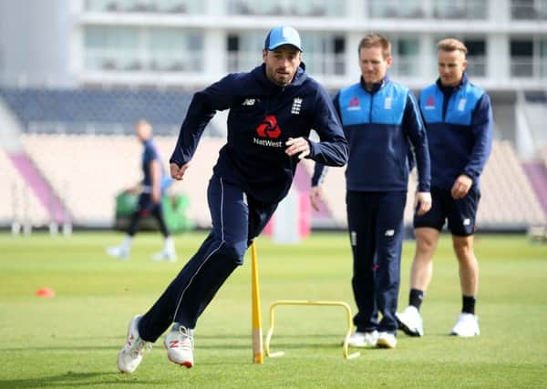 Englands James Vince pictured during the nets session at the Ageas Bowl, Southampton yesterday (Picture: Adam Davy/PA Wire).