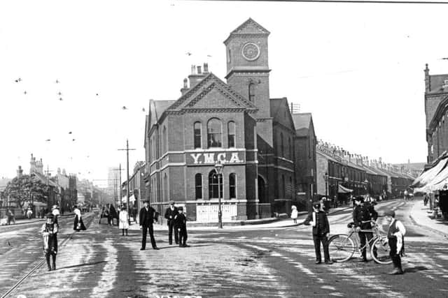 Doncaster St Jamess hospital later YMCA.