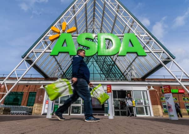 Pictured Shane Walker, of Leeds, shopping at Asda, Owlcotes, Leeds.