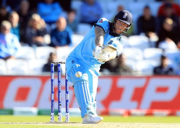 England's Ben Stokes during the ICC Cricket World Cup group stage match at Headingley, Leeds. . Photo credit should read: Simon Cooper/PA Wire.