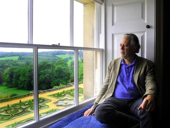 David Lascelles, Earl of Harewood, in his private apartment at Harewood House