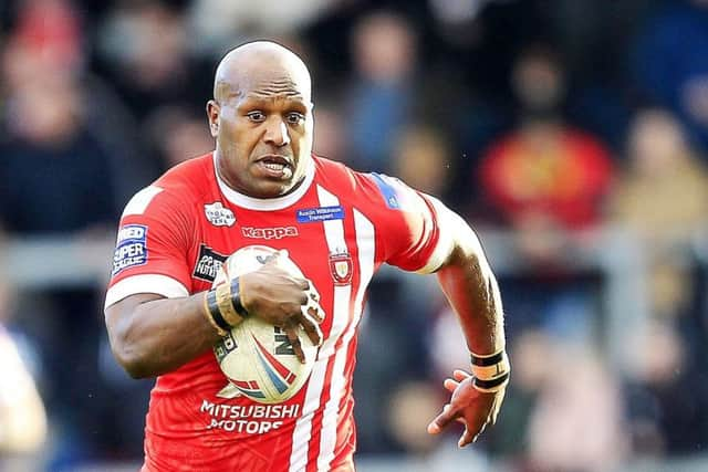 Robert Lui: Former Salford player is set for his Leeds debut on Sunday. (Picture: Chris Mangnall/SWpix.com)