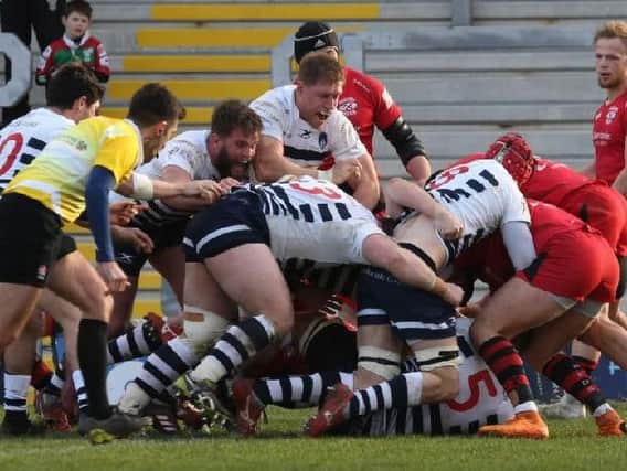 Yorkshire Carnegie in action last season.