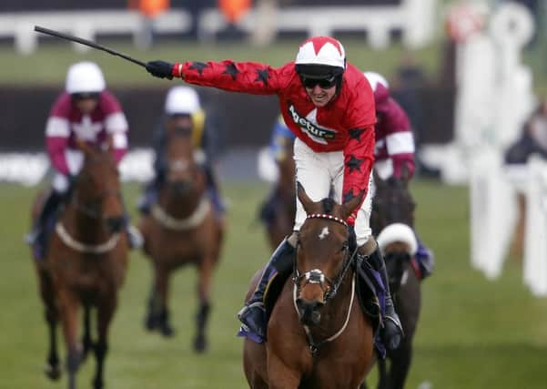 TOP MARKS: Ryan Hatch and Blaklion win The RSA Steeple Chase at Cheltenham in March 2016. Picture: Alan Crowhurst/Getty Images