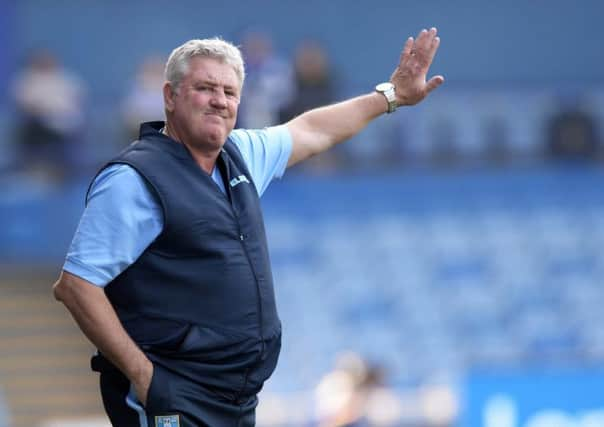 Owls Manager Steve Bruce......Pic Steve Ellis