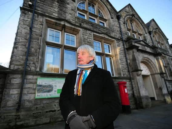 County Coun John Blackie pictured at Hawes.