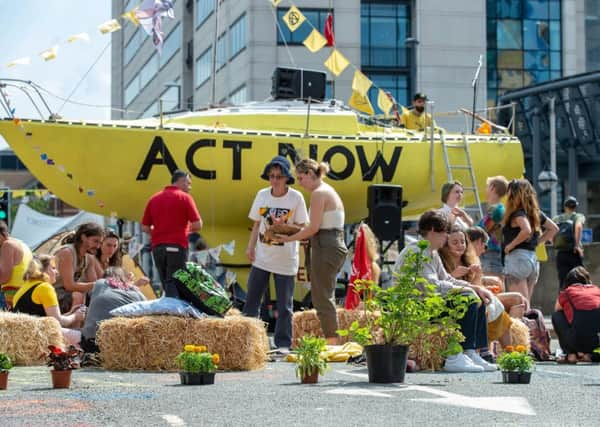 Public opinion is divided over the Extinction Rebellion in Leeds.