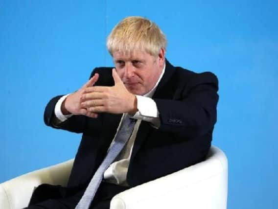 Boris Johnson at Tory leadership hustings.