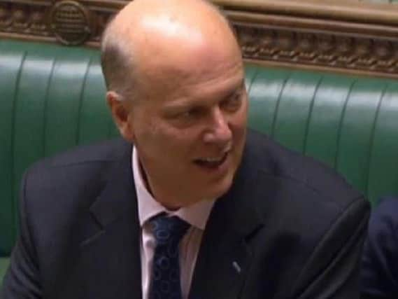 Chris Grayling has been sacked as Transport Secretary