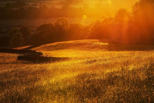 The sun rises over Swaledale in the Yorkshire Dales. Picture: PA