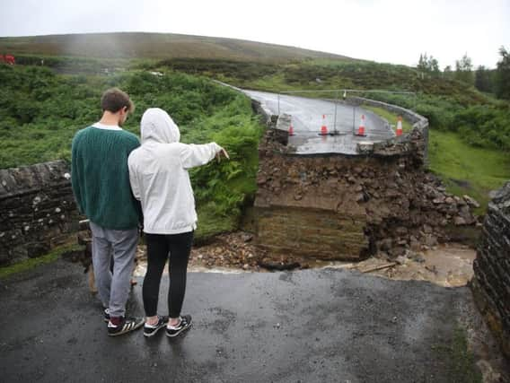 Flooding in North Yorkshire SWNS