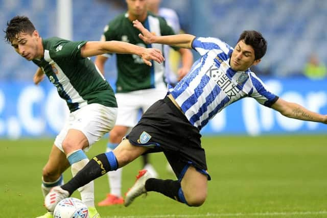 Sheffield Wednesday's Fernando Forestieri in action against Espanyol. (Picture: Steve Ellis)