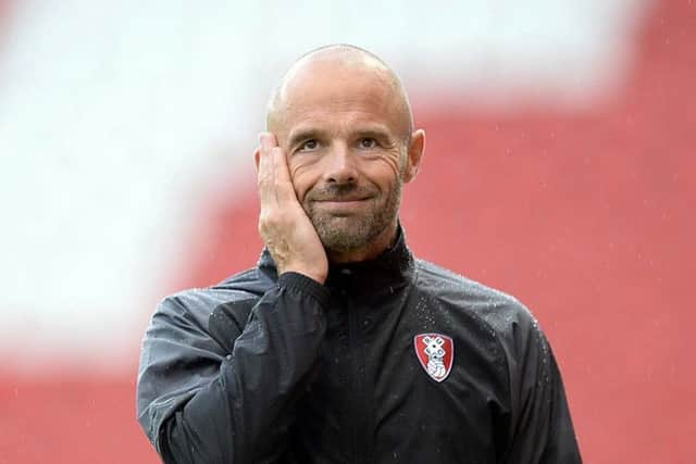 STILL FRIENDS: Rotherham United manager, Paul Warne. Picture: Steve Ellis