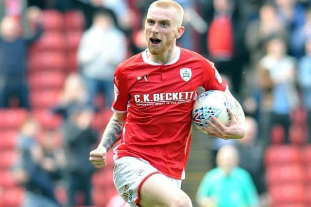 Oli McBurnie in his Barnsley days