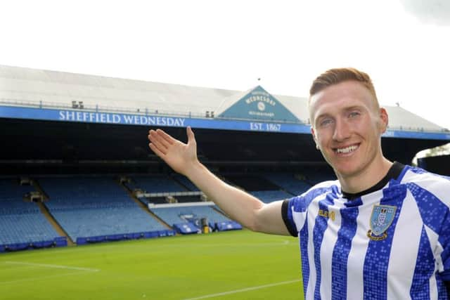 Sheffield Wednesday new signing David Bates unveiled at Hillsborough (Picture: Steve Ellis)