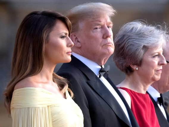 A library image of President Donald Trump, who took to Twitter to defend his trade policy. Picture: PA