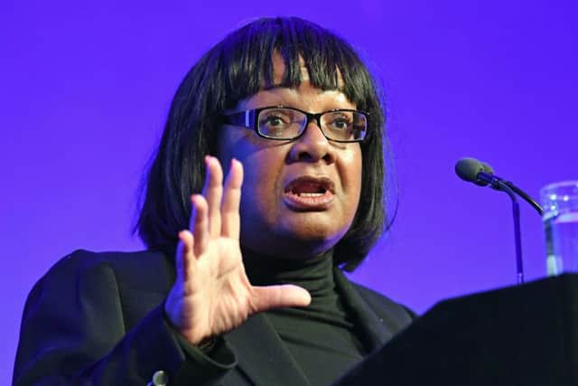 Shadow Home Secretary Diane Abbott.