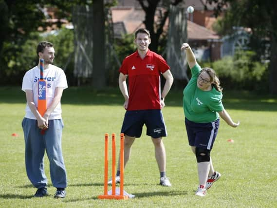 Action from the Lord's Taverners Super 1s at York St John University.