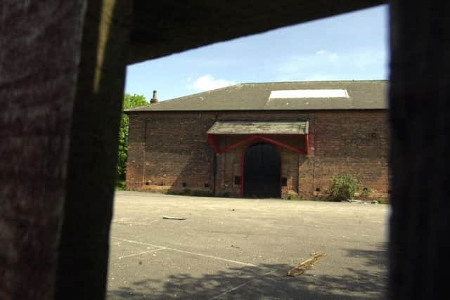 Some of the buildings in the old goods yard still survive