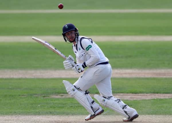 Yorkshire's Jonny Tattersall batting.