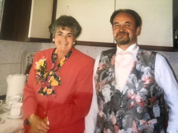 Brian Taylor from Huddersfield, who died of legionnaires' disease after Bulgarian holiday, with wife Nancy Sykes-Taylor