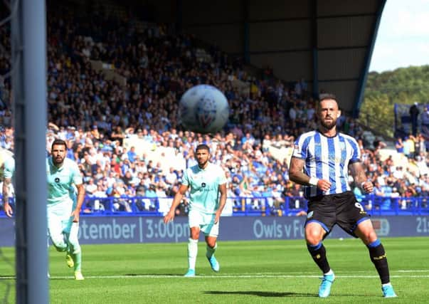 Spot on: Steven Fletcher scores from the penalty spot. Pictures: Steve Ellis