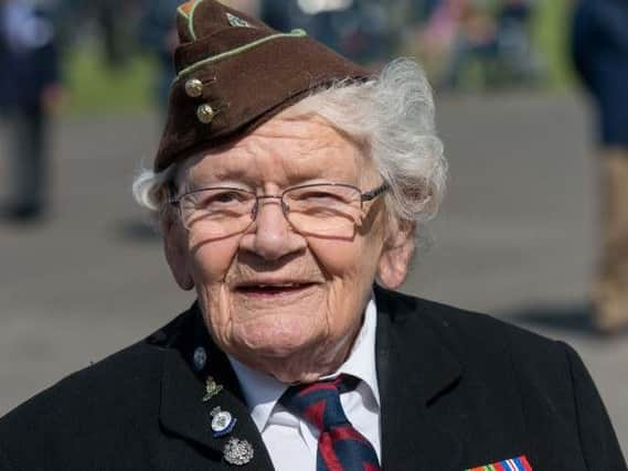 Auxiliary Territorial Services veteran Barbara Weatherall. Mark Bickerdike Photography