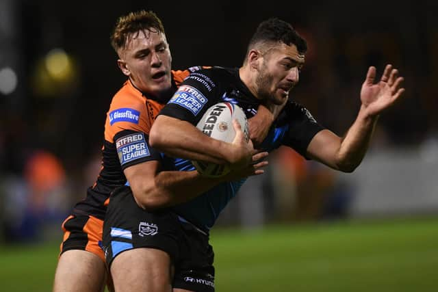 Hull FC's Jake Connor can't escape his potential Great Britain team-mate Jake Trueman (PIC: JONATHAN GAWTHORPE)