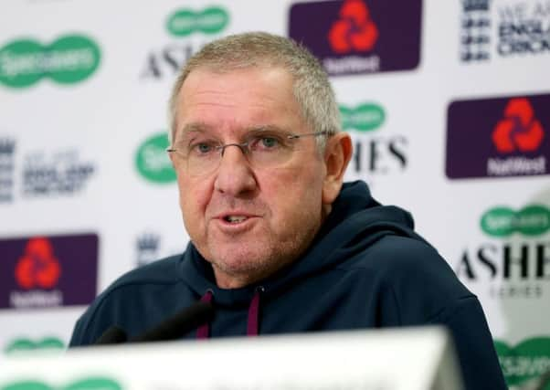 England head coach Trevor Bayliss.