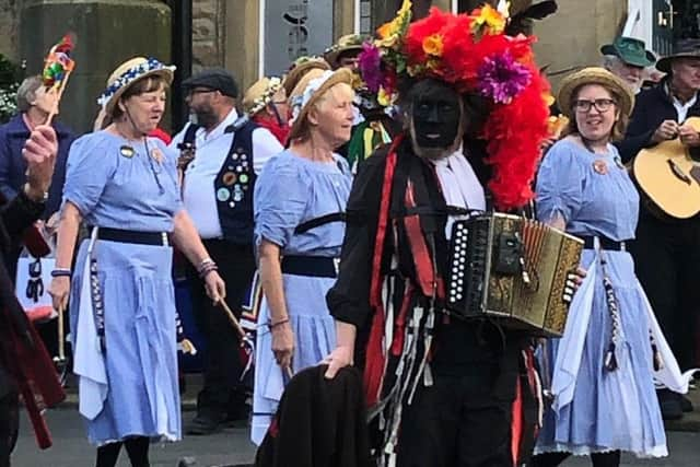 Morris dancers in Settle last weekend. Picture: Katie Kedward