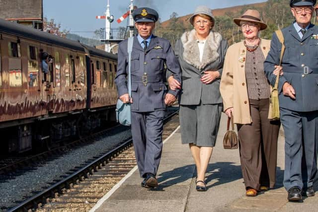 Many visitors dress in 1940s costume