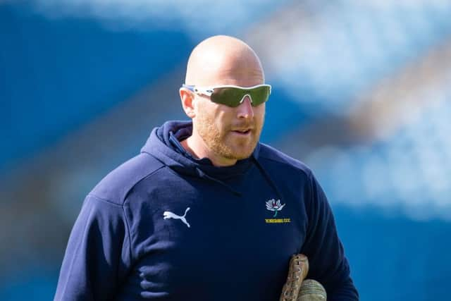 Yorkshire first-team coach, Andrew Gale. Picture: Allan McKenzie/SWpix.com