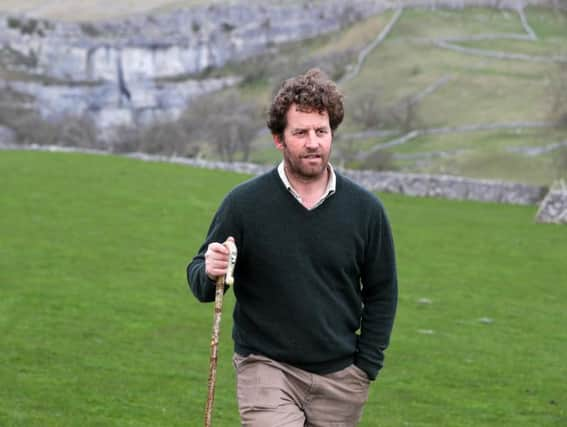 Neil Heseltine of Hilltop Farm in Malham, North Yorkshire, has created hay meadows, which support a rich mixture of flowers and grasses and provide valuable nesting habitat for birds.
Photo: Bruce Rollinson