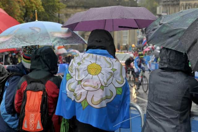 Rain is set to batter Yorkshire.