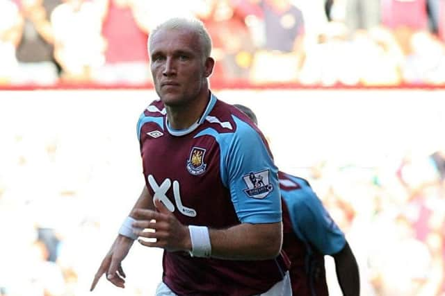 West Ham United's Dean Ashton celebrates his goal
during the Barclays Premier League match at Upton Park, east London. (Picture: PA)