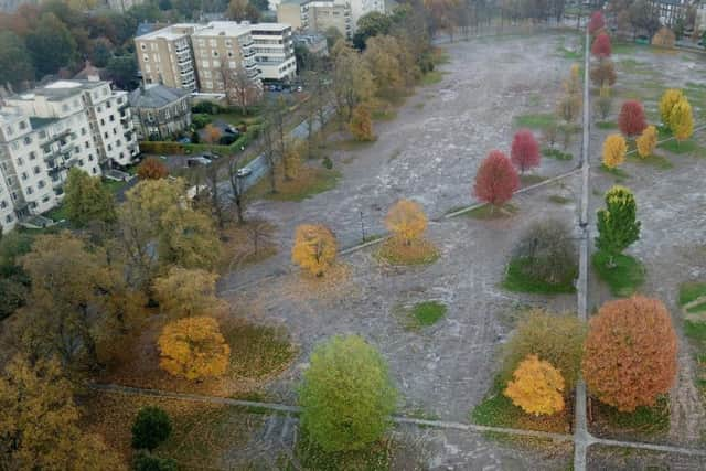 Damage to The Stray in Harrogate this year